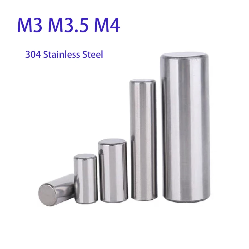 M3 M3.5 M4 Cylindrical Locating Dowel Pin 304 Stainless Steel Metal Fixed Shaft Lock Pins Round Bar Solid Rod L=5/6/8/10-100mm
M3 M3.5 M4 Cylindrical Locating Dowel Pin 304 Stainless Steel Metal Fixed Shaft Lock Pins Round Bar Solid Rod L=5/6/8/10-100mm