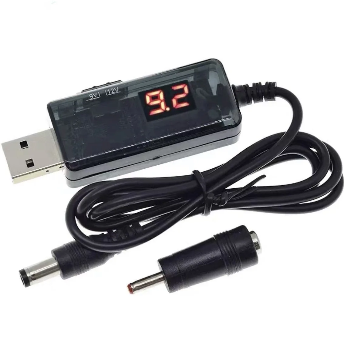 2pcs USB to DC 5.5mm 3.5mm Boost Cable 5V to 9V 12V Step Up Charger for Router Modem Set Top Box
2pcs USB to DC 5.5mm 3.5mm Boost Cable 5V to 9V 12V Step Up Charger for Router Modem Set Top Box