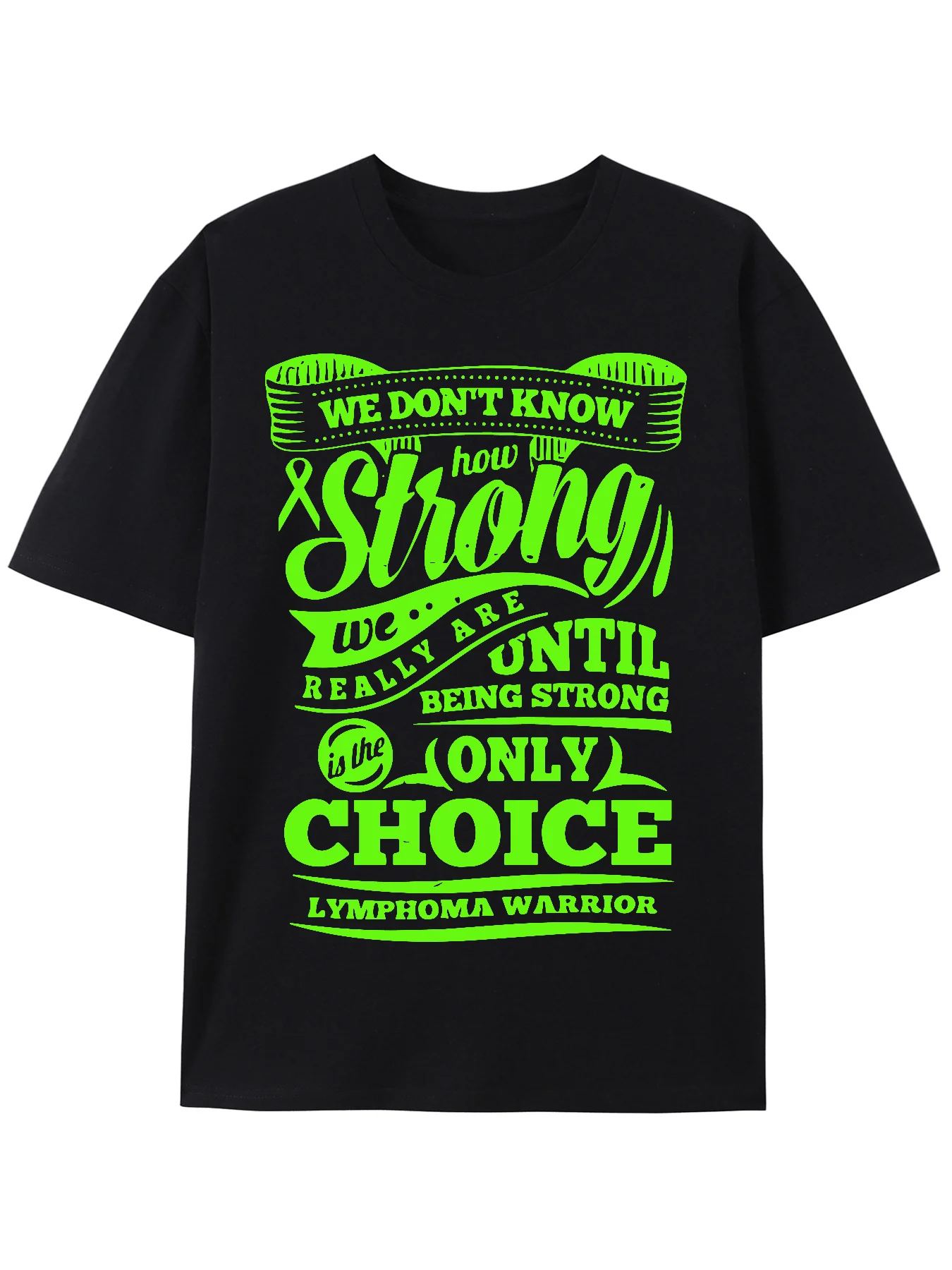 Lymphoma Awareness Crew Neck T-Shirt, Cotton Blend, Casual Style, Slight Stretch, Geometric Pat
Lymphoma Awareness Crew Neck T-Shirt, Cotton Blend, Casual Style, Slight Stretch, Geometric Pat