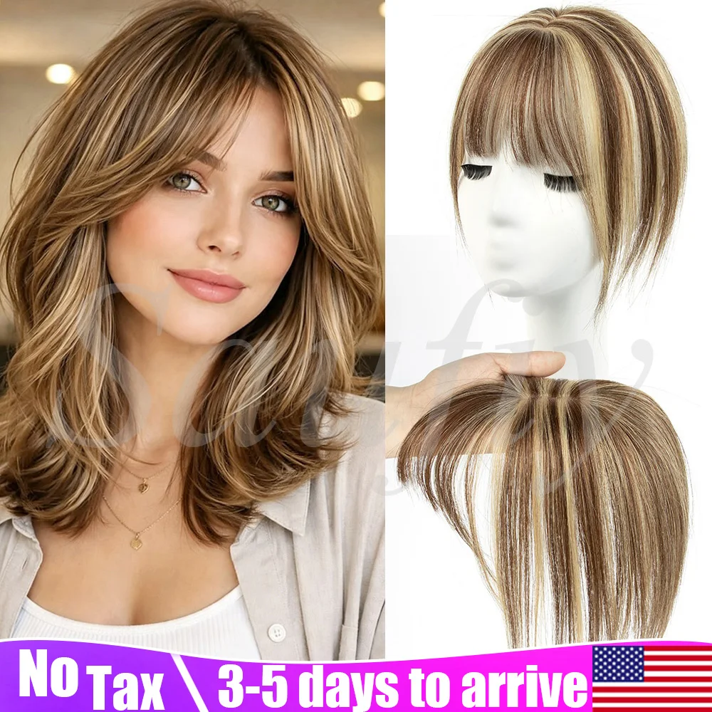 Highlights Brown Hair Toppers for Women Real Human Hair 5x9cm Seamless Invisible Clip in Human Hair Toppers for Thinning hair to Add Volume Natural Black Brown Blonde Balayge Bown Straight Hair Topper Human Hairpieces
Highlights Brown Hair Toppers for Women Real Human Hair 5x9cm Seamless Invisible Clip in Human Hair Toppers for Thinning hair to Add Volume Natural Black Brown Blonde Balayge Bown Straight Hair Topper Human Hairpieces