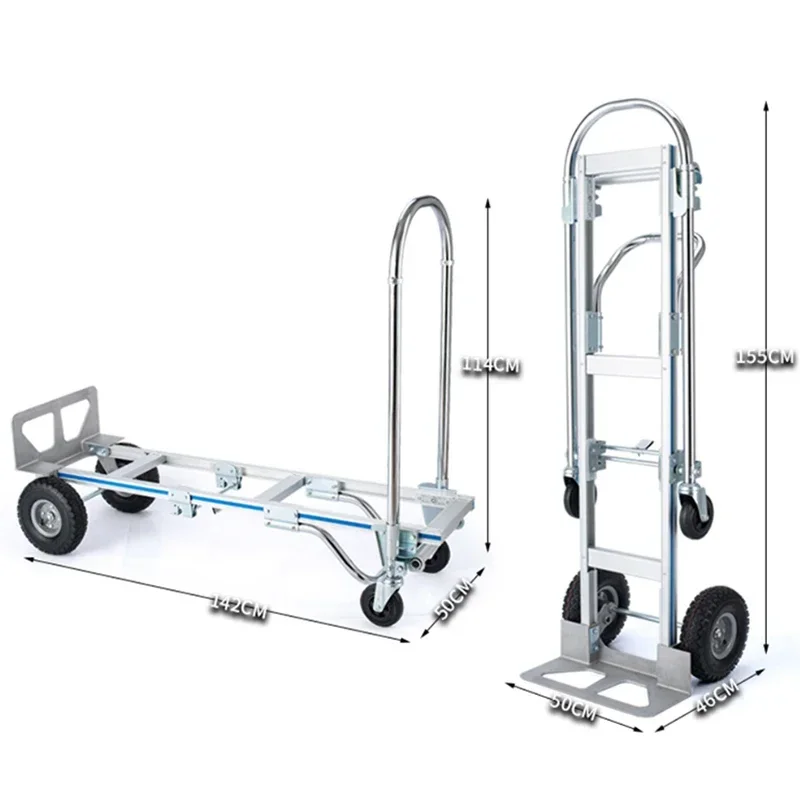 Hot Sale Load King Aluminum Alloy Logistics Truck Warehouse Folding Hand Push Truck Tiger Car Flatbed Truck Pull
Hot Sale Load King Aluminum Alloy Logistics Truck Warehouse Folding Hand Push Truck Tiger Car Flatbed Truck Pull