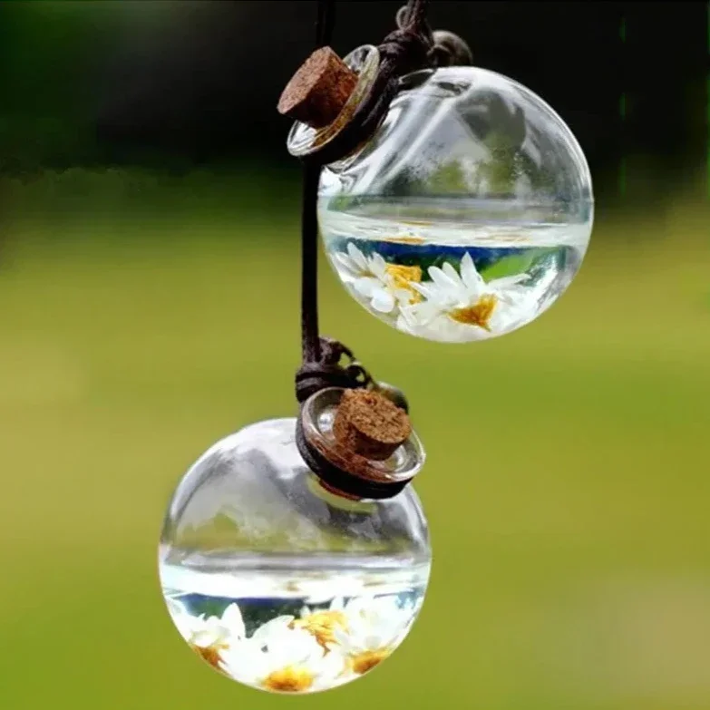 10PCS Empty Glass Bottle Essential Oils Diffuser Car Hanging Perfume Pendant Empty Fragrance Air Freshener Flower Vial Ornament
10PCS Empty Glass Bottle Essential Oils Diffuser Car Hanging Perfume Pendant Empty Fragrance Air Freshener Flower Vial Ornament