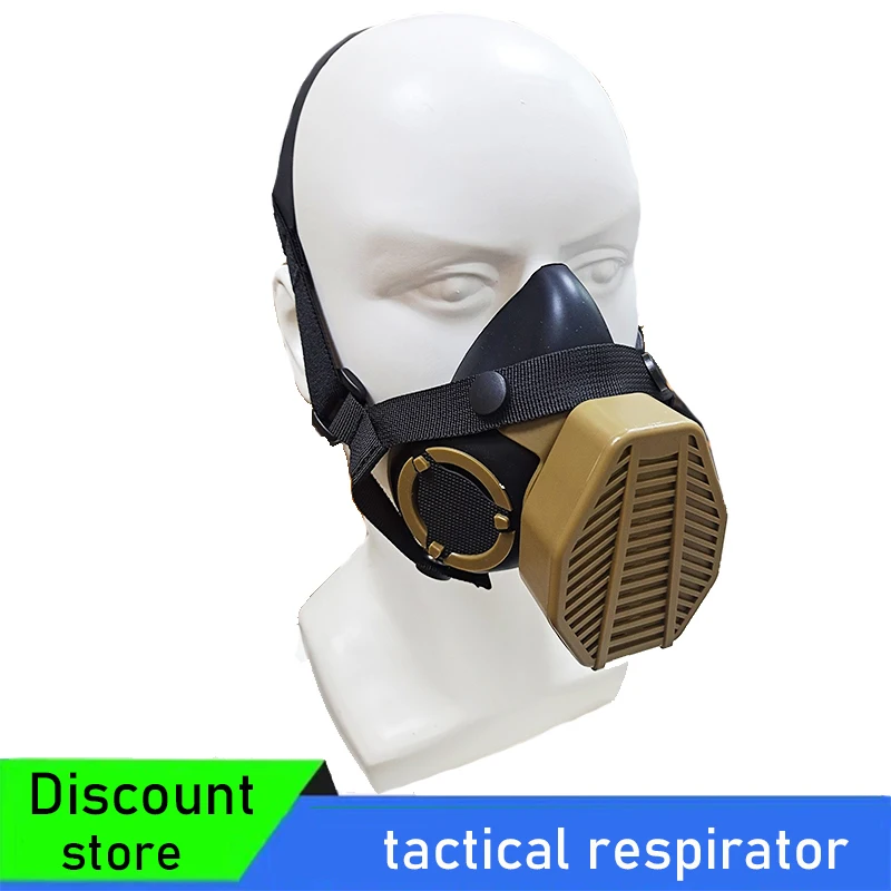 Боевой респиратор CS, защитная маска SOTR, полумаска HEPA-фильтры частиц в воздухе и фильтрующий элемент можно заменить.
Боевой респиратор CS, защитная маска SOTR, полумаска HEPA-фильтры частиц в воздухе и фильтрующий элемент можно заменить.