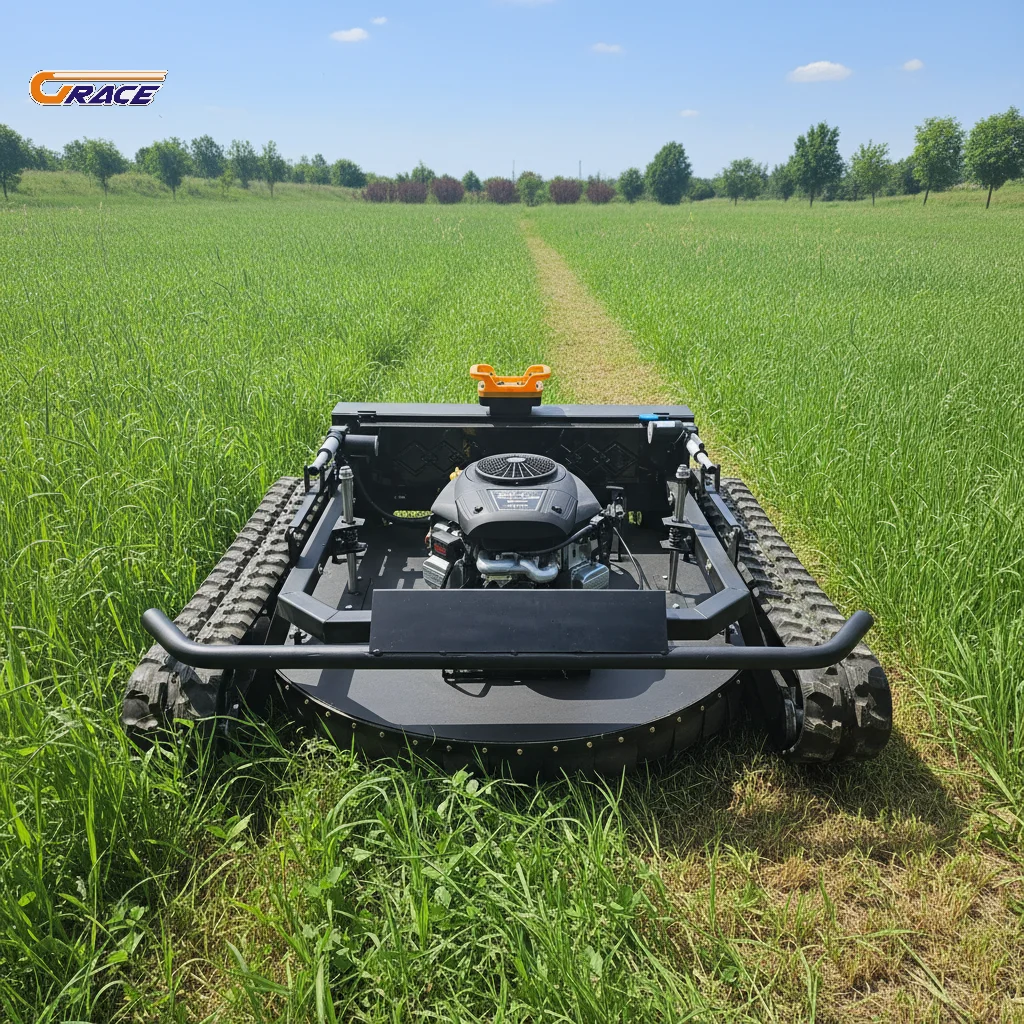 Wireless Tracked Remote Control Mower Farm Orchard Slope Muddy Ground Mowing
Wireless Tracked Remote Control Mower Farm Orchard Slope Muddy Ground Mowing
