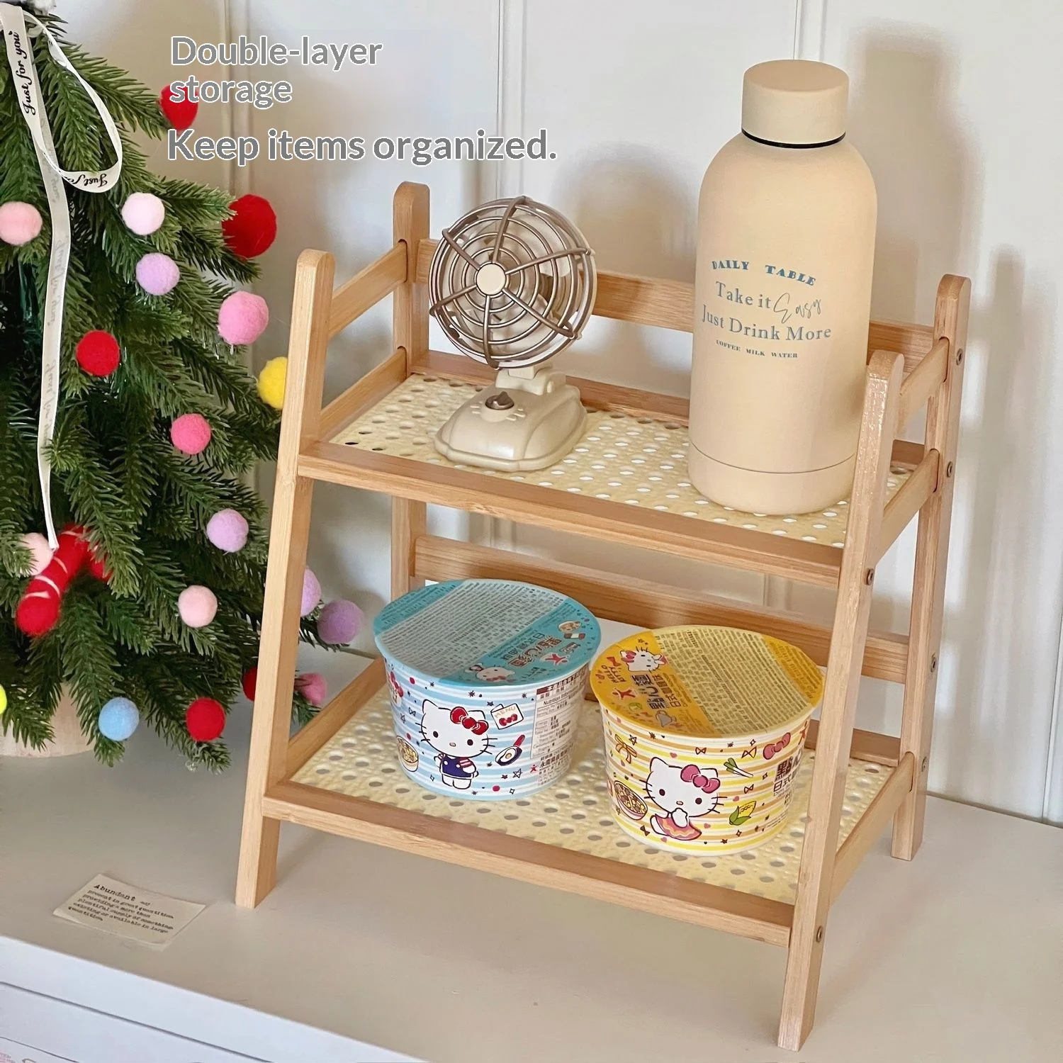 Modern Ladder Shelf Bookcase, Vintage Storage Rack with Rattan Woven Shelves, Cream White Farmhouse Style Desk Office Organizer
Modern Ladder Shelf Bookcase, Vintage Storage Rack with Rattan Woven Shelves, Cream White Farmhouse Style Desk Office Organizer