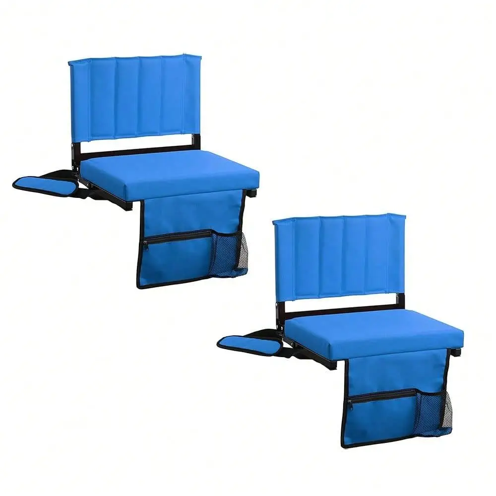 Seat For Bleachers With Padded Cushion Foldable Stadium Seat Chairs With Back Support, Shoulder Strap, BuiltIn Cup Holder Black
Seat For Bleachers With Padded Cushion Foldable Stadium Seat Chairs With Back Support, Shoulder Strap, BuiltIn Cup Holder Black