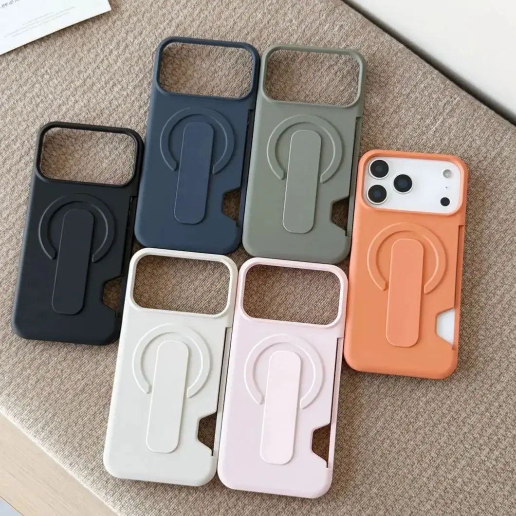 Skin Feel Silicon Band Holder Card Slot Cases for iPhone 17 16 15 14 13 Pro Max Air 17Pro Bracket Hard Magnetic Shockproof Cover
Skin Feel Silicon Band Holder Card Slot Cases for iPhone 17 16 15 14 13 Pro Max Air 17Pro Bracket Hard Magnetic Shockproof Cover