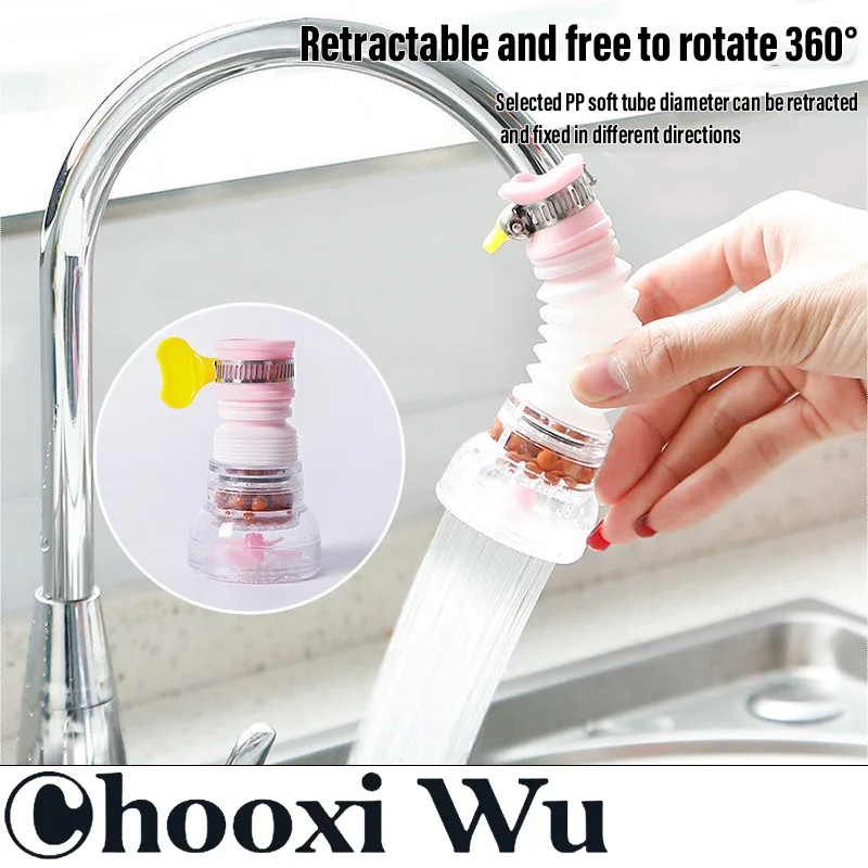 CHOOXIWU - Kitchen and Bathroom Faucet Extender Filter, Kitchen and Bathroom 360° Faucet Aerator
CHOOXIWU - Kitchen and Bathroom Faucet Extender Filter, Kitchen and Bathroom 360° Faucet Aerator