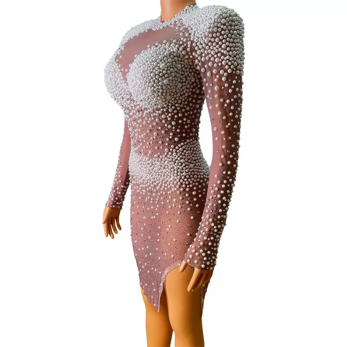 Mesh hot drill perspective hollow sexy tight skirt evening dress stage performance clothes l
Mesh hot drill perspective hollow sexy tight skirt evening dress stage performance clothes l