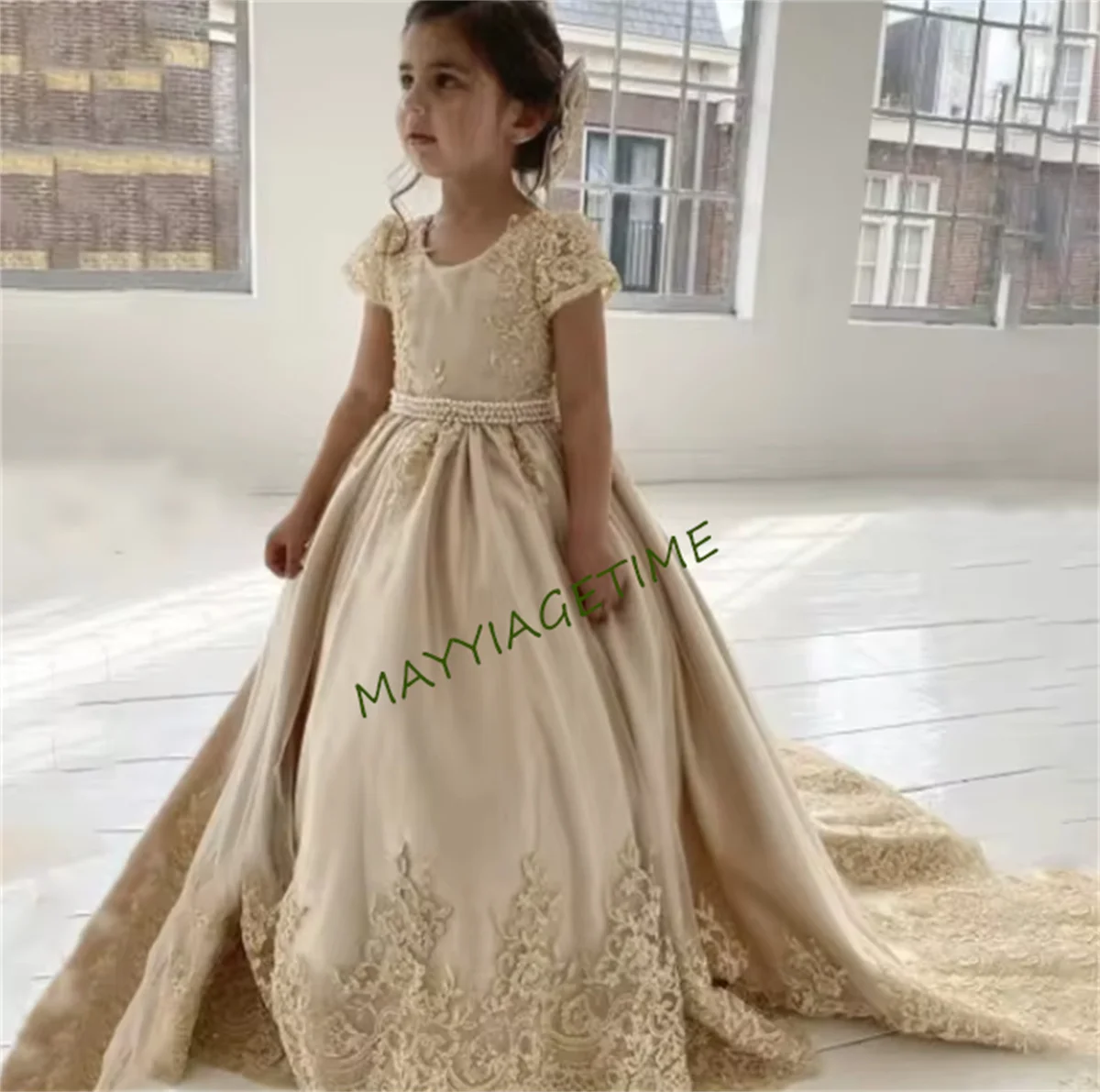Girl Dresses For Kid Child Flower Gold Princess Sleeve Flower Dress Custom Color 2024 Child Wedding Party Maxi Ball Gown Evening
Girl Dresses For Kid Child Flower Gold Princess Sleeve Flower Dress Custom Color 2024 Child Wedding Party Maxi Ball Gown Evening