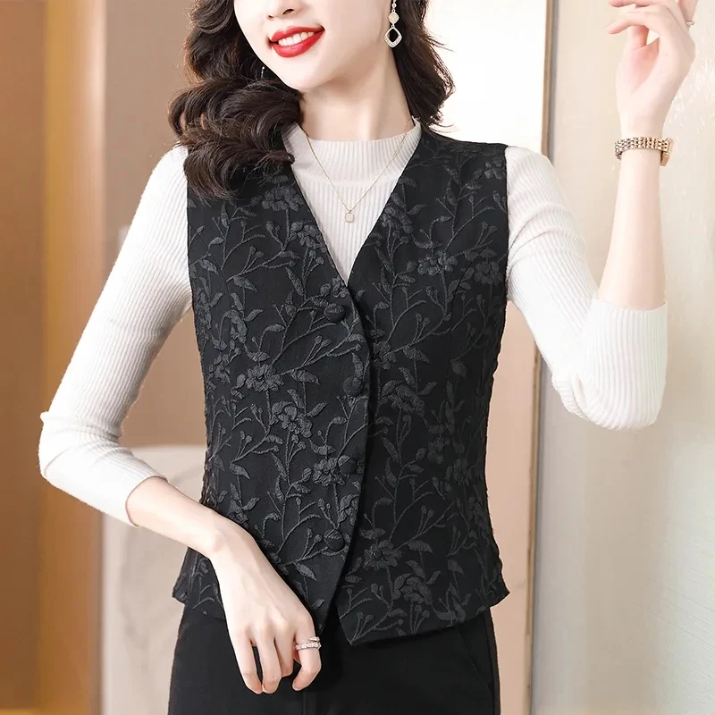 2023 Autumn Winter Down Cotton Vest Light Warm Women's Short Fashion Waistcoat Female V-neck Black Sleeveless Coat Slim Casual
2023 Autumn Winter Down Cotton Vest Light Warm Women's Short Fashion Waistcoat Female V-neck Black Sleeveless Coat Slim Casual
