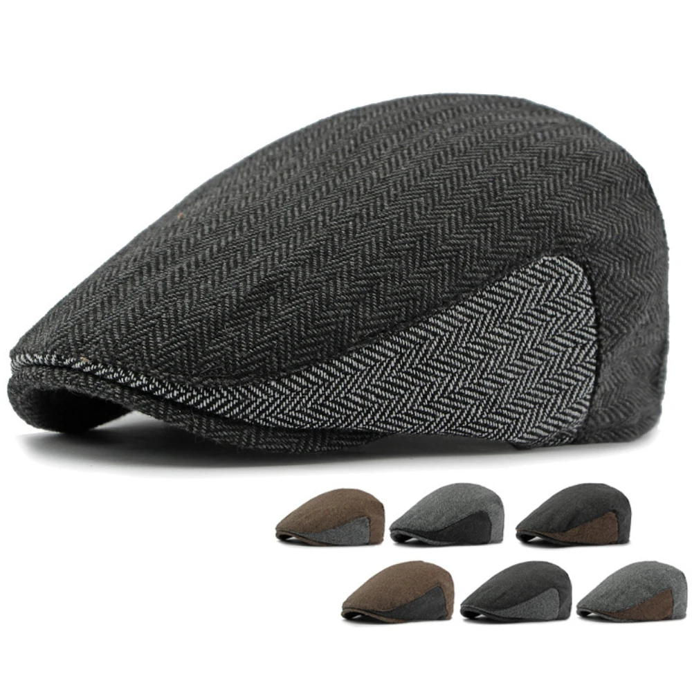 HT4240 Mens Beret Women Spring Autumn Winter Cap Retro Striped Beret Hat Male Female Ivy Flat Cap Adjustable Patchwork Beret Cap
HT4240 Mens Beret Women Spring Autumn Winter Cap Retro Striped Beret Hat Male Female Ivy Flat Cap Adjustable Patchwork Beret Cap