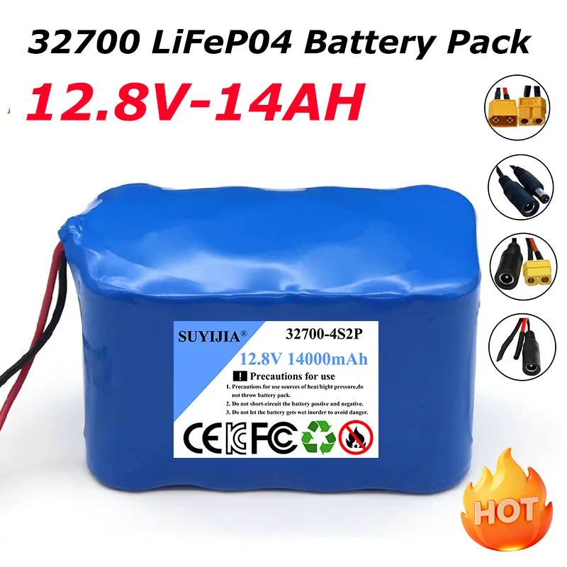 4S2P 12.8V 14000mAh 32700 Lifepo4 Battery Pack with 30A BMS for Electric Boats Drones Toy Cars Etc Uninterruptible Power Supply
4S2P 12.8V 14000mAh 32700 Lifepo4 Battery Pack with 30A BMS for Electric Boats Drones Toy Cars Etc Uninterruptible Power Supply