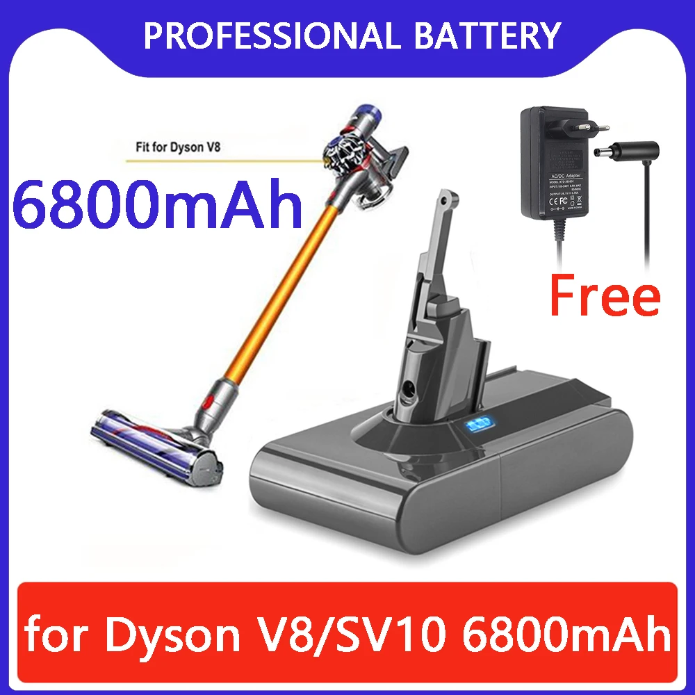 Для Dyson SV10 21,6 В аккумулятор для Dyson V8 аккумуляторная батарея для Dyson V8 Absolute Fluffy/Animal литий-ионный пылесос зарядное устройство
Для Dyson SV10 21,6 В аккумулятор для Dyson V8 аккумуляторная батарея для Dyson V8 Absolute Fluffy/Animal литий-ионный пылесос зарядное устройство