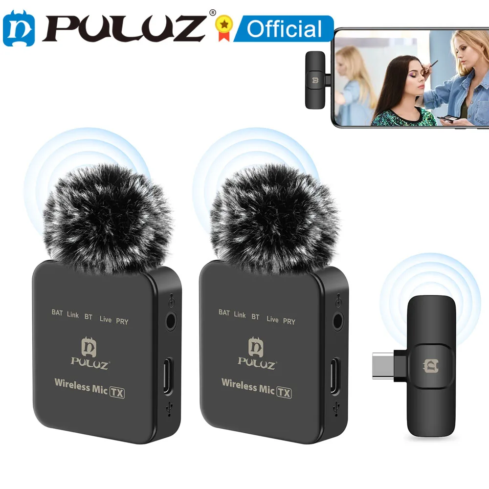 Беспроводной петличный микрофон PULUZ для iPhone/iPad/телефона Type-C, с 8-контактным/Type-C приемником и двумя микрофонами
Беспроводной петличный микрофон PULUZ для iPhone/iPad/телефона Type-C, с 8-контактным/Type-C приемником и двумя микрофонами