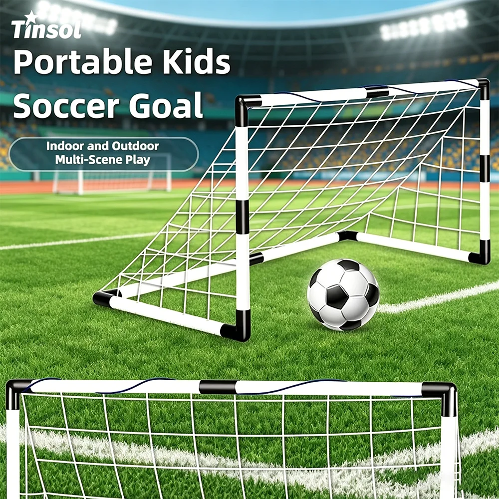 TINSOL Football Goal Sports Toy Foldable Children Football Gate with Pump & Ball Portable Soccer Goal Outdoor Football Training
TINSOL Football Goal Sports Toy Foldable Children Football Gate with Pump & Ball Portable Soccer Goal Outdoor Football Training