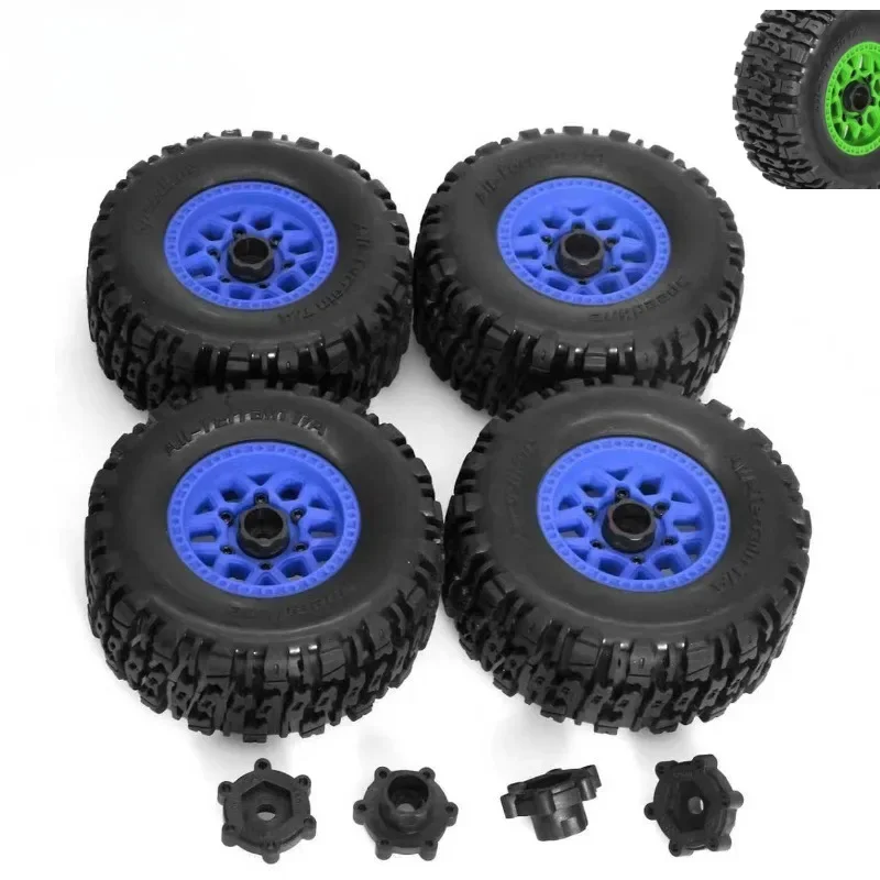 1/10 110mm Short-Course Off-Road Truck Tire & Wheel Set, with 12mm/14mm/17mm Hex Connectors for ARRMA Senton/Trxs Slash
1/10 110mm Short-Course Off-Road Truck Tire & Wheel Set, with 12mm/14mm/17mm Hex Connectors for ARRMA Senton/Trxs Slash