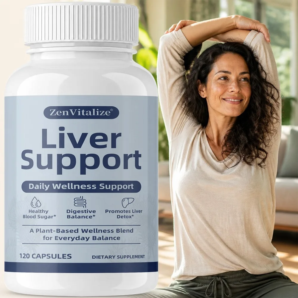 Liver Complex Supplement To Detox, Cleanse, and Repair The Liver, Natural Ingredients Milk Thistle Silybum Marianum, Turmeric
Liver Complex Supplement To Detox, Cleanse, and Repair The Liver, Natural Ingredients Milk Thistle Silybum Marianum, Turmeric