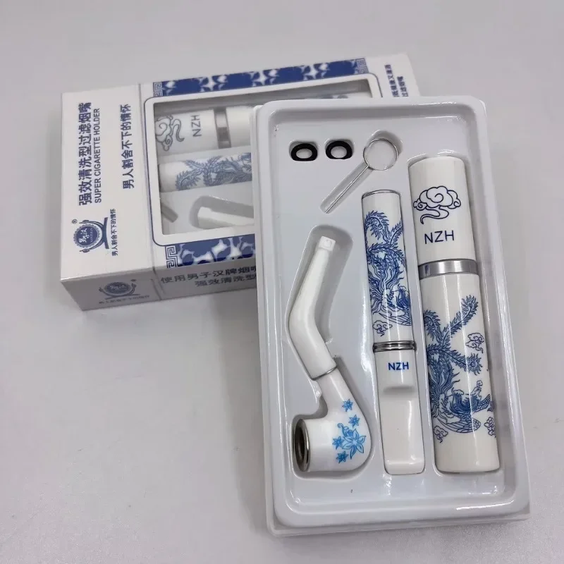 Filter Cigarette Mouth Blue and White Porcelain Plastic Cleaning Recycling Cigarette Mouth Filter
Filter Cigarette Mouth Blue and White Porcelain Plastic Cleaning Recycling Cigarette Mouth Filter