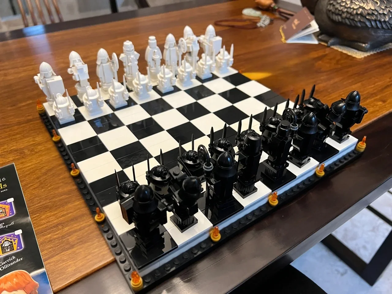 Magic game building block toy kids gift movie Wizard Chess Knight character Ultimate Challenge Interactive brick play
Magic game building block toy kids gift movie Wizard Chess Knight character Ultimate Challenge Interactive brick play