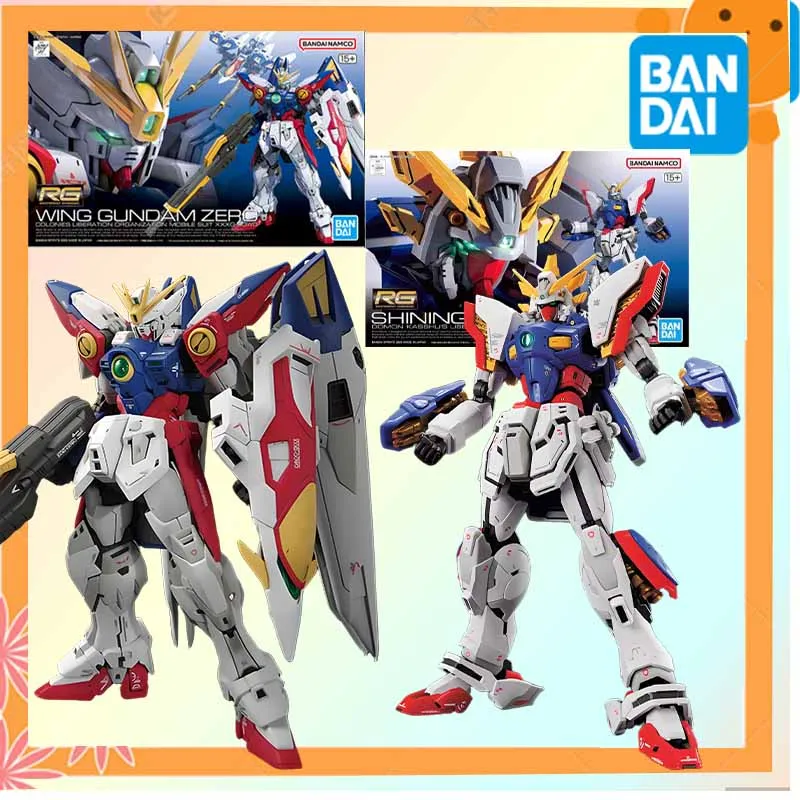 Bandai Original GUNDAM RG Series SHINING GUNDAM WING GUNDAM ZERO Anime Action Figure Assembly Model Toys Collectible Model
Bandai Original GUNDAM RG Series SHINING GUNDAM WING GUNDAM ZERO Anime Action Figure Assembly Model Toys Collectible Model