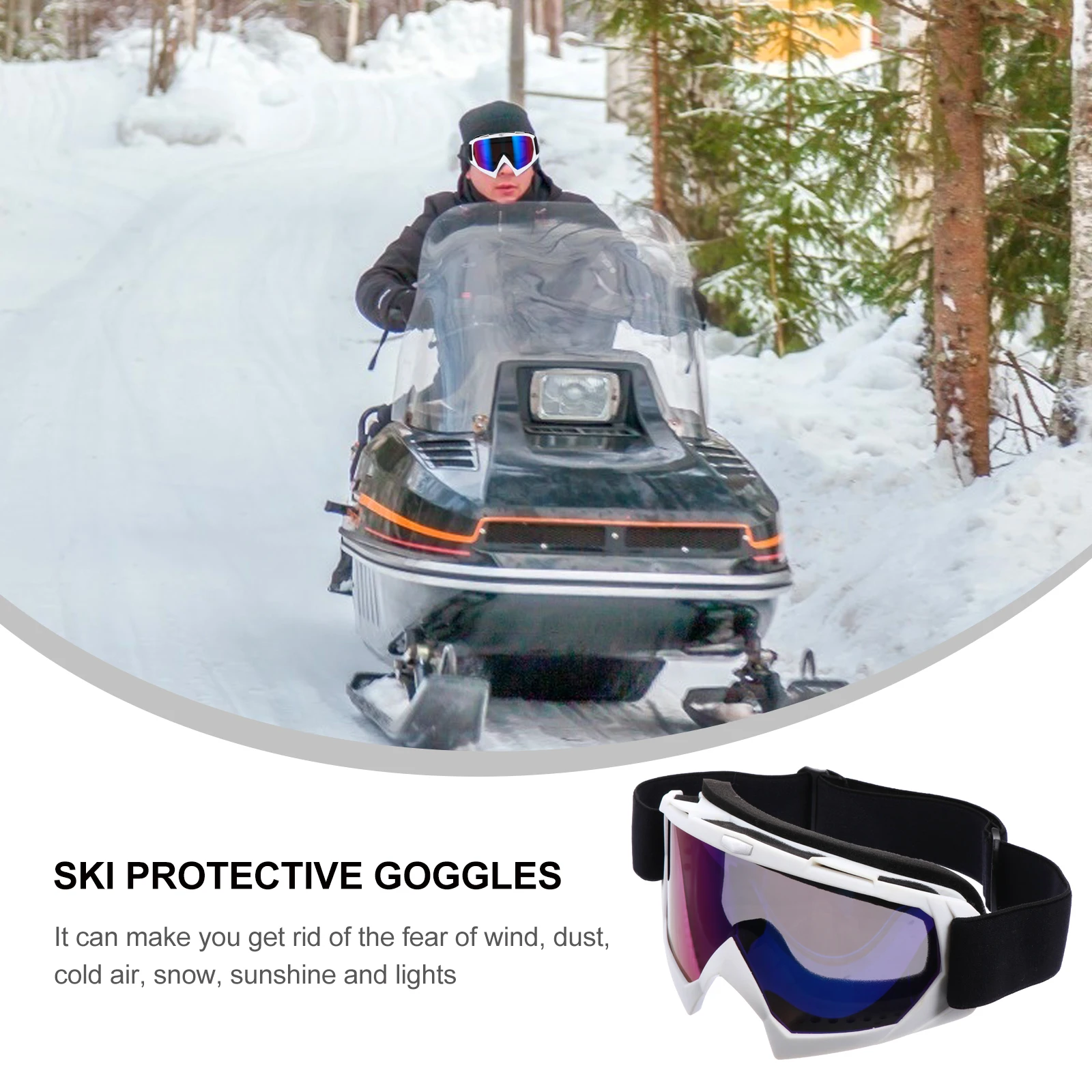 High-Quality Ski Tpu Frame Sponge Liner Adjustable Strap Anti-Glare Outdoor Sports Goggles Cycling Eyewear Ski Protective
High-Quality Ski Tpu Frame Sponge Liner Adjustable Strap Anti-Glare Outdoor Sports Goggles Cycling Eyewear Ski Protective