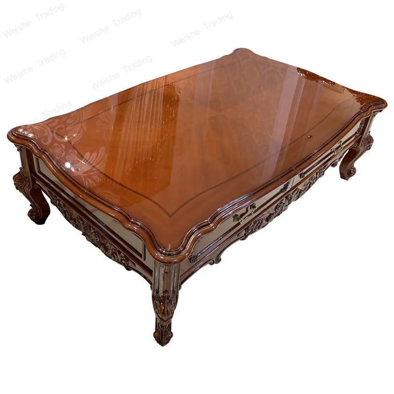 European all-solid wood coffee table living room home 2026 new baking paint American dark coffee court retro whole house
European all-solid wood coffee table living room home 2026 new baking paint American dark coffee court retro whole house