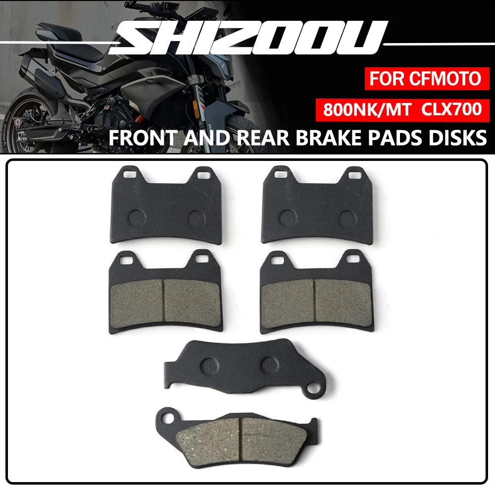 Motorcycle Front Rear Brake Pads 800MT Accessories For CFMOTO 800MT 800NK CF800NK CF800MT CF 800 MT NK 700CL-X 700 CL-X
Motorcycle Front Rear Brake Pads 800MT Accessories For CFMOTO 800MT 800NK CF800NK CF800MT CF 800 MT NK 700CL-X 700 CL-X