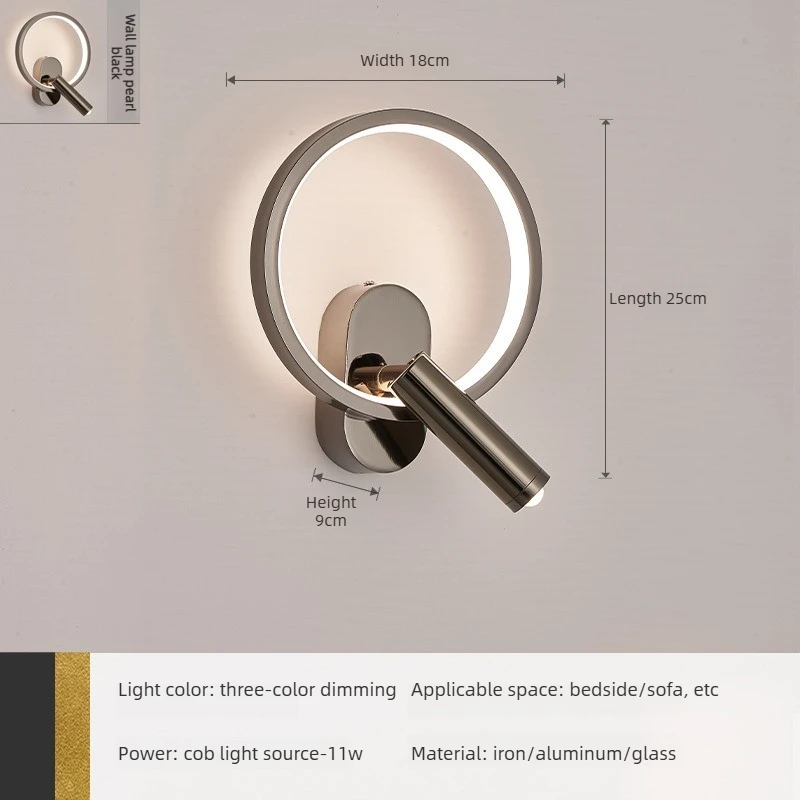 Minimalist Wall Lamp Nordic-Style Modern Wall Sconce for Bedroom Living Room Rotatable Reading Light Home Decor Spotlight
Minimalist Wall Lamp Nordic-Style Modern Wall Sconce for Bedroom Living Room Rotatable Reading Light Home Decor Spotlight
