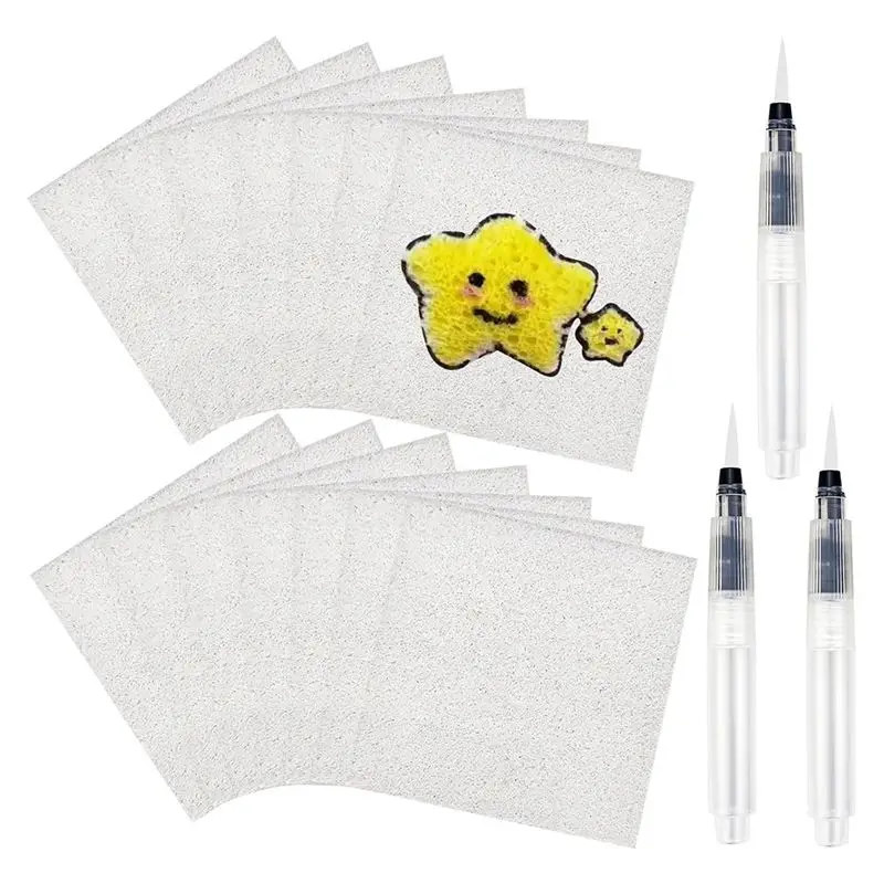 A60Z20PCS Foam Texture Painting Paper For Crafts,With 3 Water Brush Pens DIY Art And Supplies For Acrylics Paintingmay
A60Z20PCS Foam Texture Painting Paper For Crafts,With 3 Water Brush Pens DIY Art And Supplies For Acrylics Paintingmay