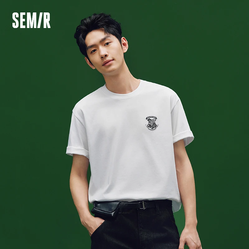 Футболка Semir Harry Potter IP с коротким рукавом, мужская футболка в студенческом стиле, новинка 2025, лето, прохладное ощущение и бактериостатическое лето
Футболка Semir Harry Potter IP с коротким рукавом, мужская футболка в студенческом стиле, новинка 2025, лето, прохладное ощущение и бактериостатическое лето