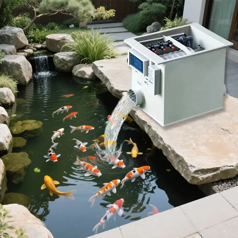 Aquaculture Ras Mechanical Drum Filter 10m³/h Mini Aquarium Garden Fish Pond Gravity Fed Rotary Drum Filter for Koi Pond
Aquaculture Ras Mechanical Drum Filter 10m³/h Mini Aquarium Garden Fish Pond Gravity Fed Rotary Drum Filter for Koi Pond
