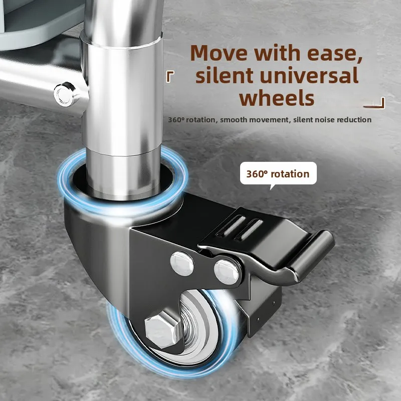 Мобильный держатель для швабры, напольное коммерческое хранилище Ra Hospital ade, тележка для инструментов для чистки гигиены, прочная нержавеющая сталь
Мобильный держатель для швабры, напольное коммерческое хранилище Ra Hospital ade, тележка для инструментов для чистки гигиены, прочная нержавеющая сталь