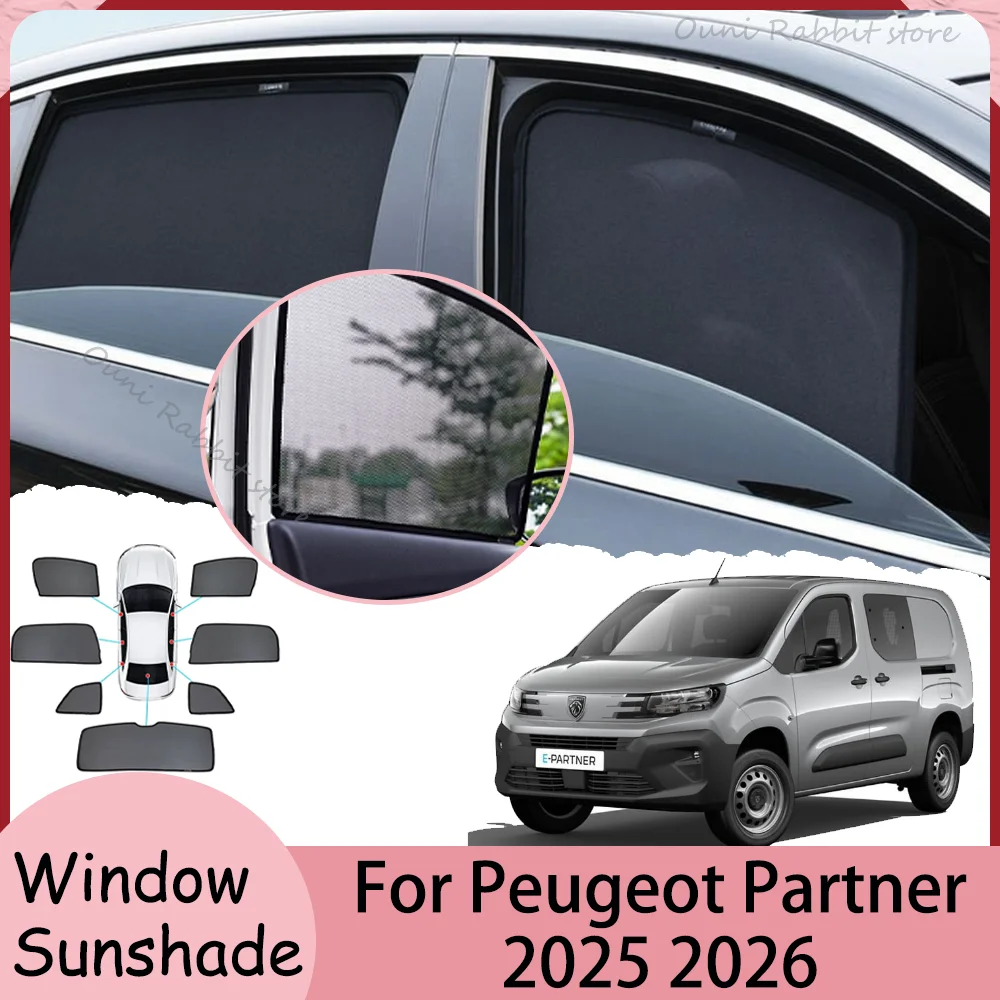 For Peugeot Partner 2025 2026 Car Magnetic Mesh Privacy Sunshade Side Window Sun Shade Sunscreen Protection Interior Accessories
For Peugeot Partner 2025 2026 Car Magnetic Mesh Privacy Sunshade Side Window Sun Shade Sunscreen Protection Interior Accessories