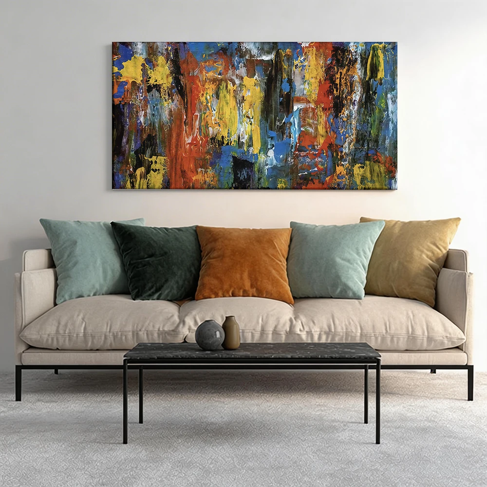 2D flat printing 1pcBold Paint Splatter Abstract Large-sized canvas painting, for corridor and bedroom decoration
2D flat printing 1pcBold Paint Splatter Abstract Large-sized canvas painting, for corridor and bedroom decoration