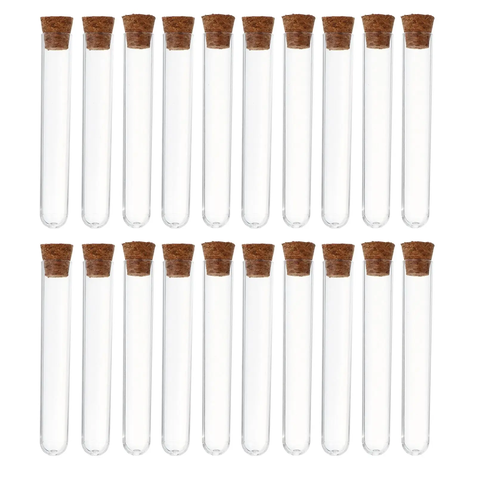 35pcs Wood Cork Test Tubes 12x75mm 5ml Clear Plastic Lab Bottles Sturdy Chemistry Experiment Home
35pcs Wood Cork Test Tubes 12x75mm 5ml Clear Plastic Lab Bottles Sturdy Chemistry Experiment Home