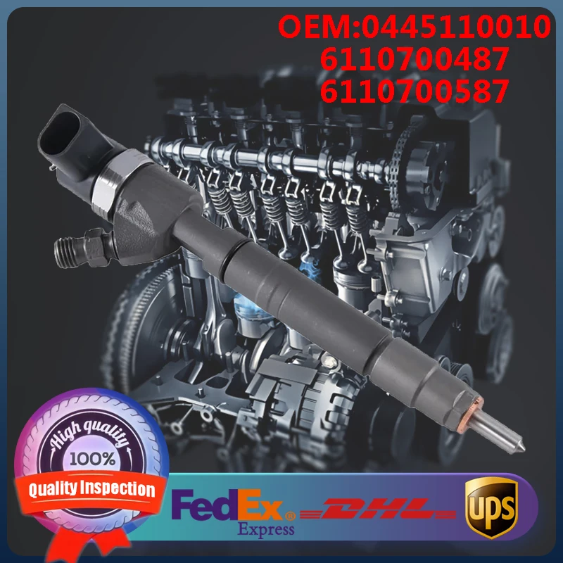 0445110010 6110700487 6110700587 Дизельные форсунки Common Rail, подходящие для Mercedes-Benz
0445110010 6110700487 6110700587 Дизельные форсунки Common Rail, подходящие для Mercedes-Benz