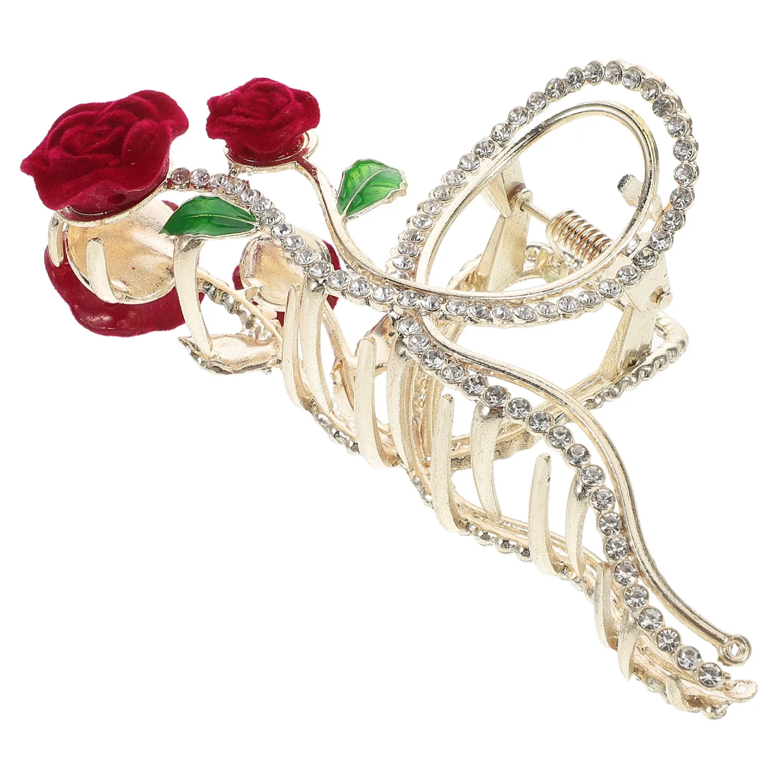 Rose Claw Clips Rhinestone Vintage Accessories Ponytail High Ponytail Hair Clips Hair Pins Fashion Barrettes
Rose Claw Clips Rhinestone Vintage Accessories Ponytail High Ponytail Hair Clips Hair Pins Fashion Barrettes