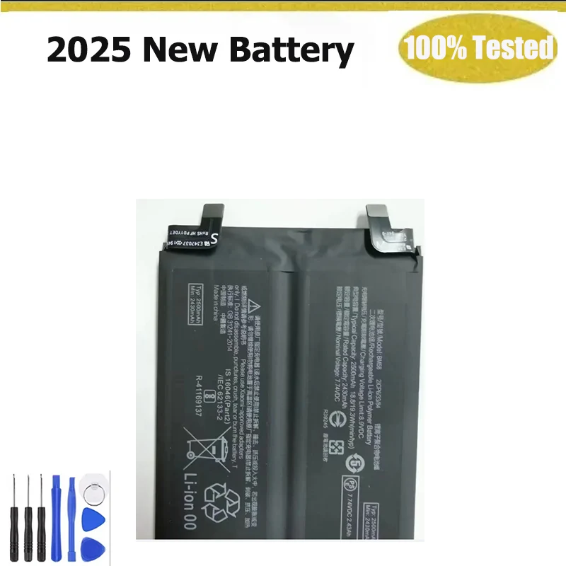 Brand-New BM58 Battery For Xiaomi 11T Pro 5G Mix 4 Mix4 BM58 5000mAh Rechargeable Bateria With Tools
Brand-New BM58 Battery For Xiaomi 11T Pro 5G Mix 4 Mix4 BM58 5000mAh Rechargeable Bateria With Tools