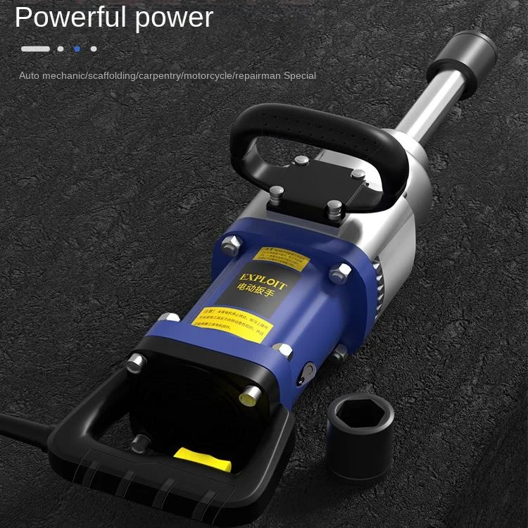 EXPLOIT Industrial Electric Impact Wrench Adjustable Torque Heavy-duty Labor-saving Fixed Torque 220V Brushless Motor 1 Drive
EXPLOIT Industrial Electric Impact Wrench Adjustable Torque Heavy-duty Labor-saving Fixed Torque 220V Brushless Motor 1 Drive