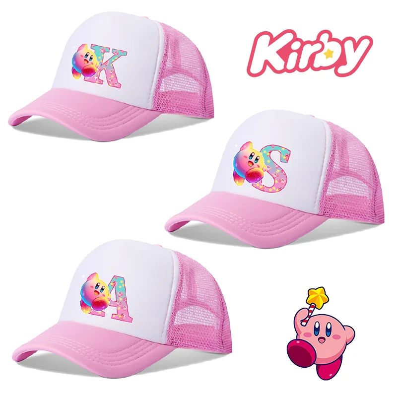Star Kirbys Baseball Cap Cartoon Anime A-Z Letters Printed Hat Summer Adjustable Fashion Pink Sport Casual Hats Birthday Gift
Star Kirbys Baseball Cap Cartoon Anime A-Z Letters Printed Hat Summer Adjustable Fashion Pink Sport Casual Hats Birthday Gift