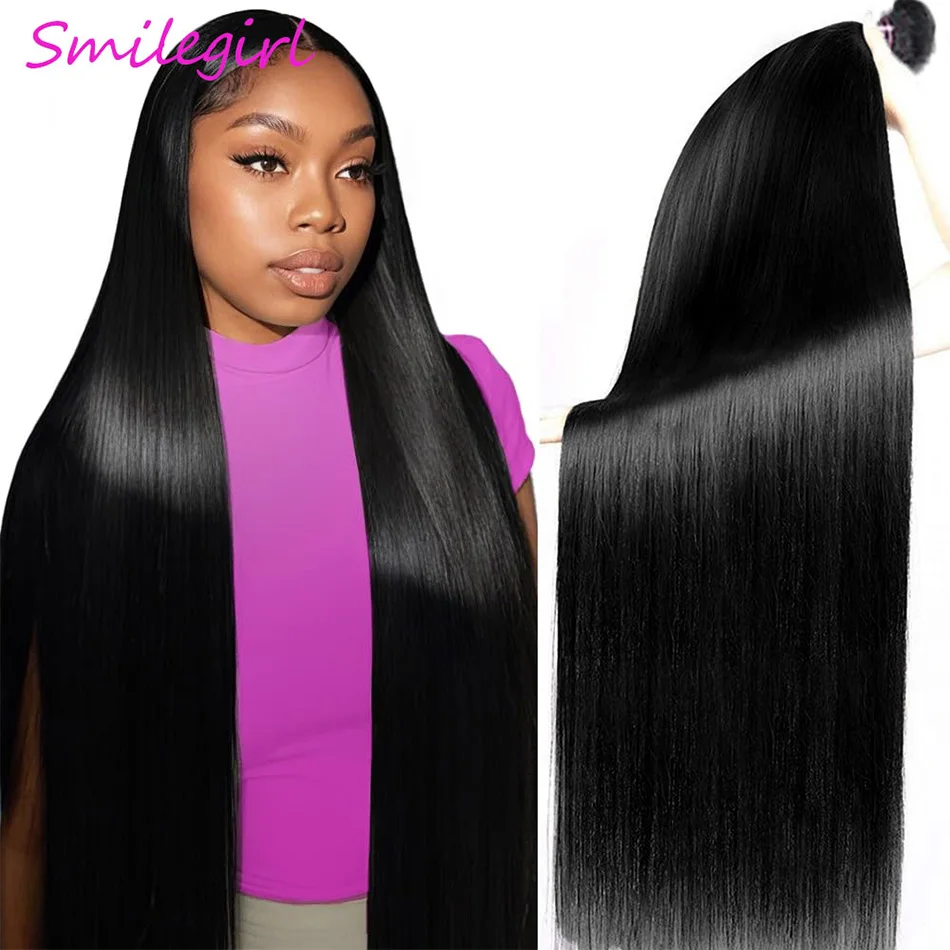 Пучки человеческих волос Smilegirl, прямые волосы, 1 пучок, 10, 12, 14, 16 дюймов, бразильские девственные волосы, 100% необработанные натуральные черные волосы 
Пучки человеческих волос Smilegirl, прямые волосы, 1 пучок, 10, 12, 14, 16 дюймов, бразильские девственные волосы, 100% необработанные натуральные черные волосы