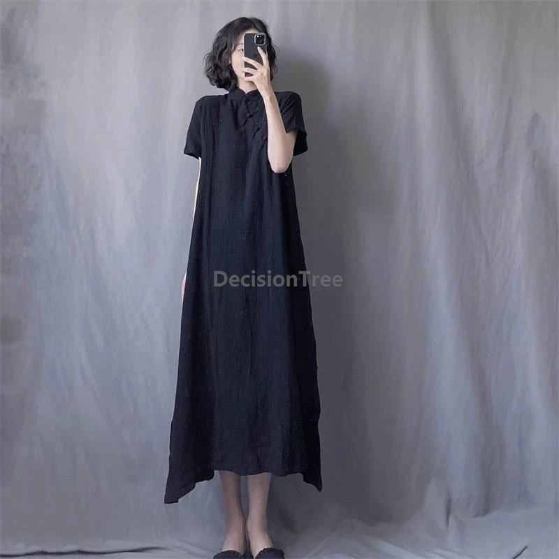 2025 ручной работы с наклонным открытым воротником, улучшенное Cheongsam, свободное платье из хлопка и льна для отдыха, Ципао, винтажное элегантное китайское женское платье
2025 ручной работы с наклонным открытым воротником, улучшенное Cheongsam, свободное платье из хлопка и льна для отдыха, Ципао, винтажное элегантное китайское женское платье