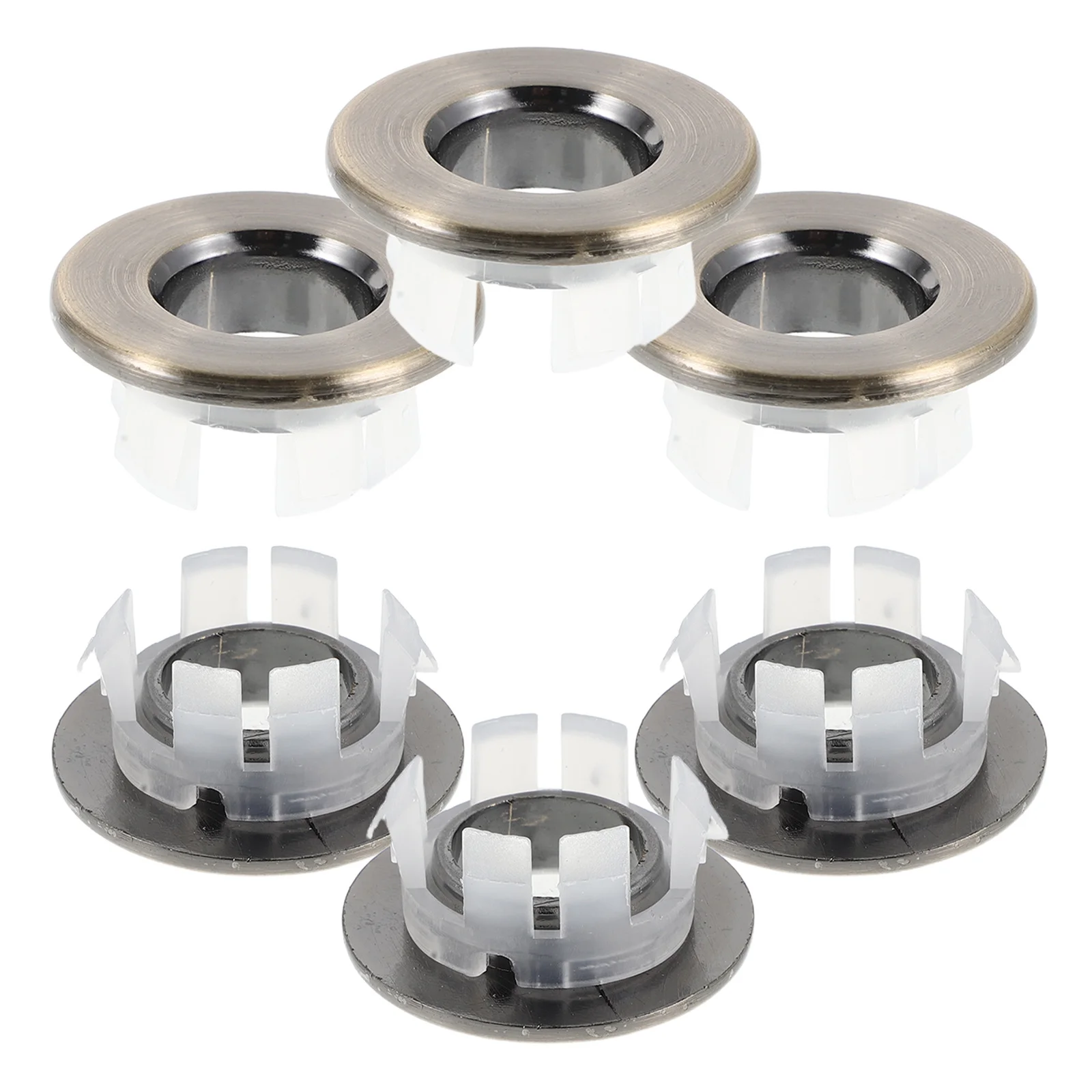 6pcs Sink Overflow Ring 23-25Mm Bathroom Basin Overflow Cover Drain Hole Insert Cap Leak Resistant Washbasin Trim Replacement
6pcs Sink Overflow Ring 23-25Mm Bathroom Basin Overflow Cover Drain Hole Insert Cap Leak Resistant Washbasin Trim Replacement