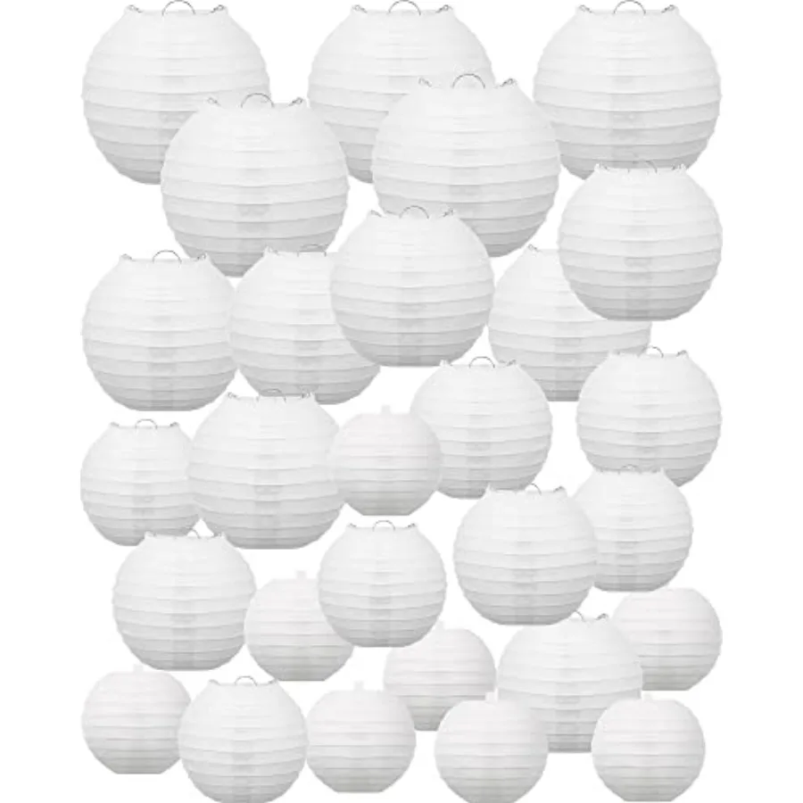 80 Pcs Paper Lanterns Chinese Japanese Lanterns for Wedding, 4'', 6'', 8'', 10'', 12'' Lamps for Ceiling Hanging Decor Spring B
80 Pcs Paper Lanterns Chinese Japanese Lanterns for Wedding, 4'', 6'', 8'', 10'', 12'' Lamps for Ceiling Hanging Decor Spring B