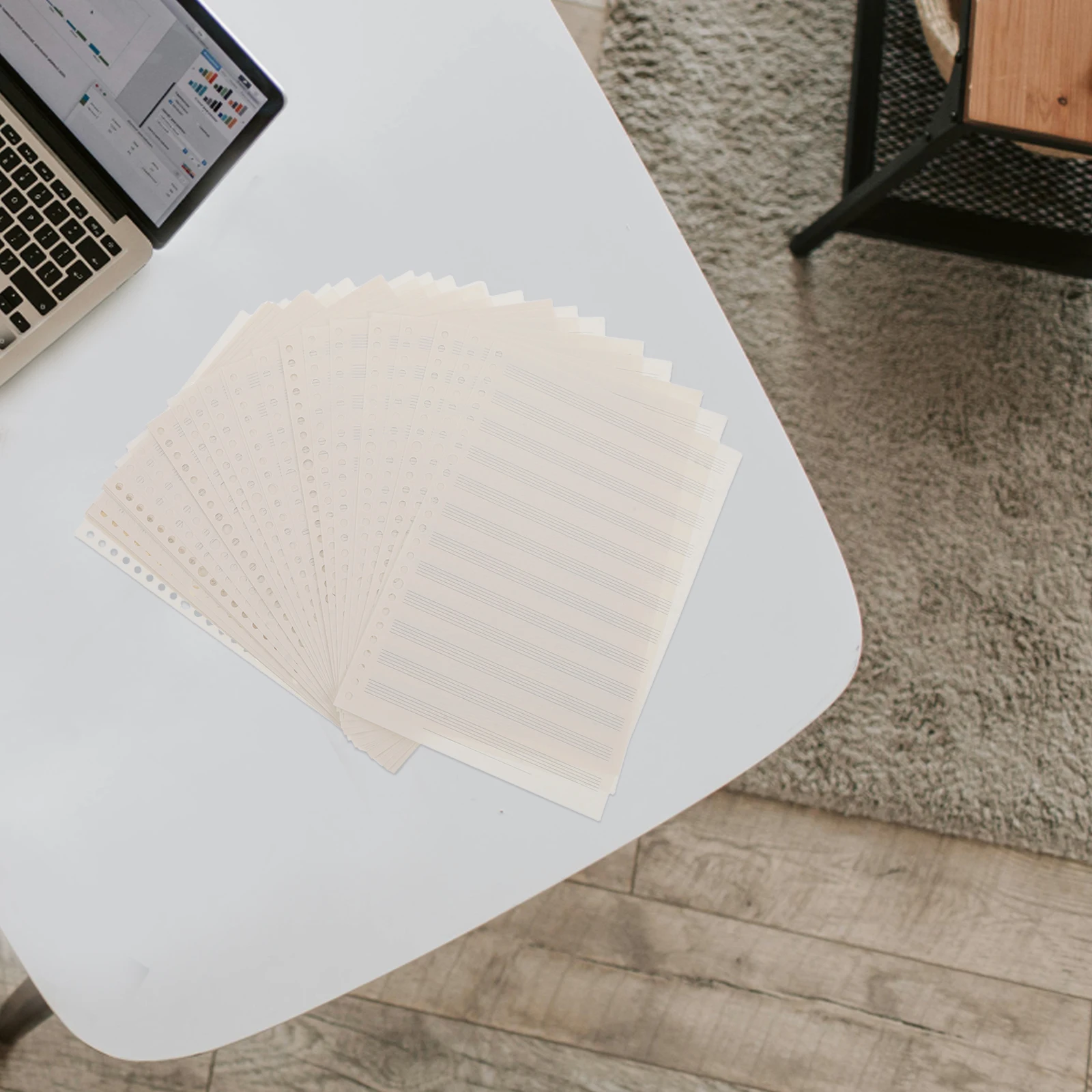 Five Line Loose Leaf Music Notebook Professional Child Guitar Sheet Blank Manuscript Paper Narrow Staff Design Durable Sheets
Five Line Loose Leaf Music Notebook Professional Child Guitar Sheet Blank Manuscript Paper Narrow Staff Design Durable Sheets