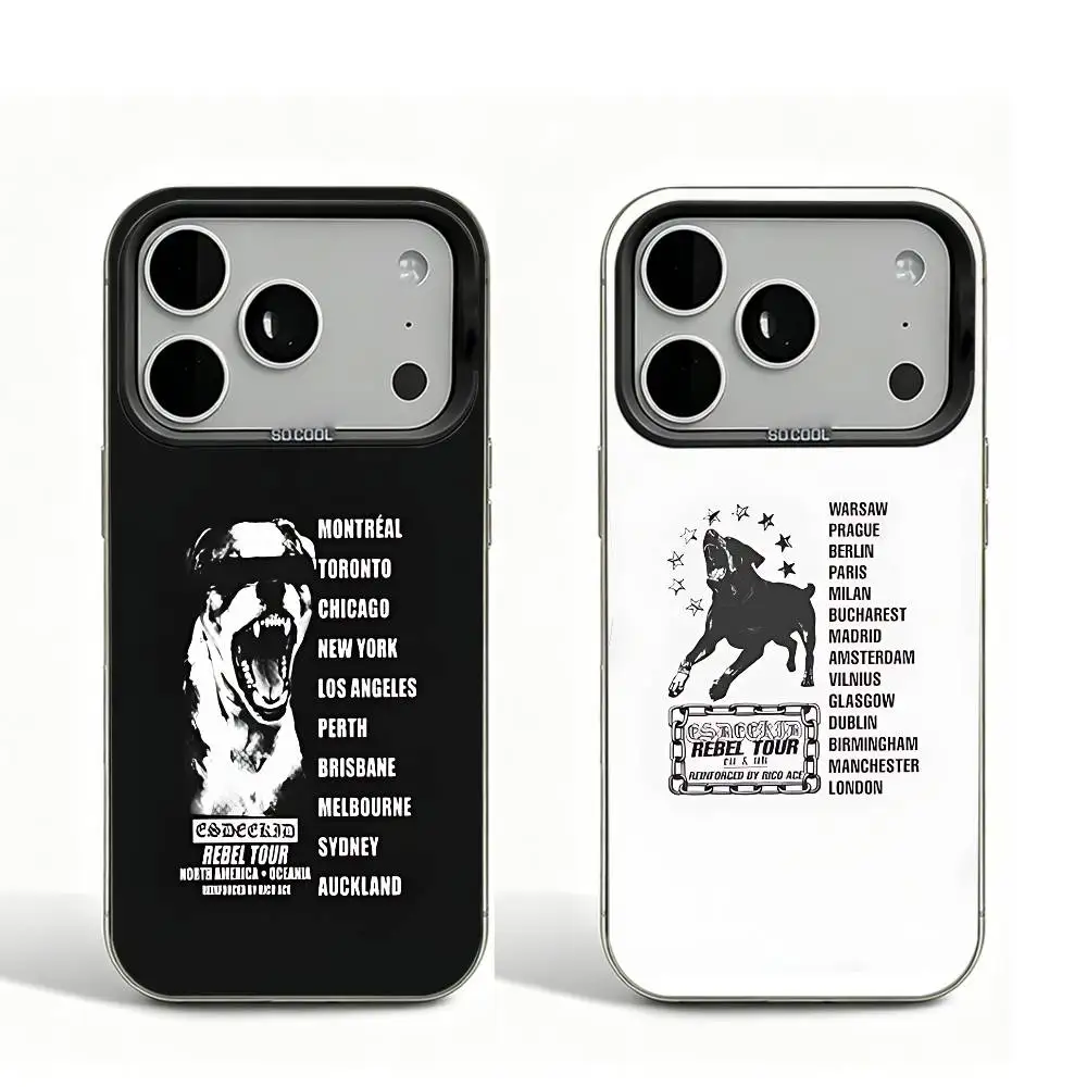 E-EsDeeKids Rebel Tour Black Matte Phone Case For iPhone 12 11 14 13 17 16 15 Pro Max Large Lens Frame Cover
E-EsDeeKids Rebel Tour Black Matte Phone Case For iPhone 12 11 14 13 17 16 15 Pro Max Large Lens Frame Cover