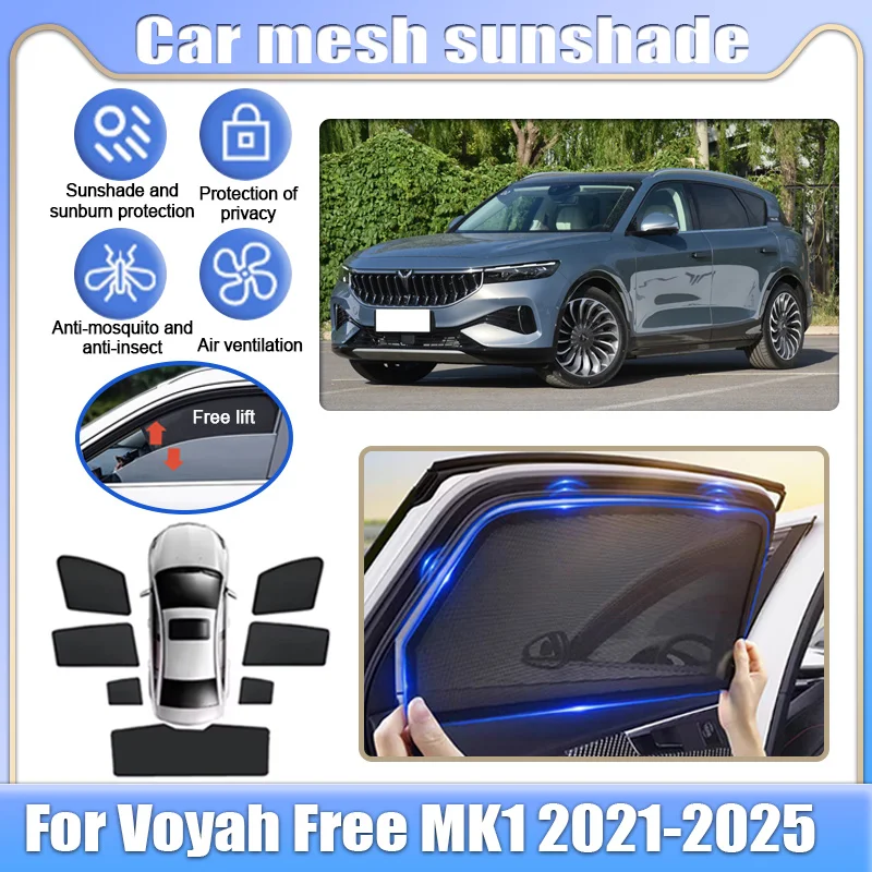 Car Mesh Shades For Voyah Free Rabdan One MK1 2021-2025 Window Sunshades Sunscreen Privacy Curtains Sun Visors Auto Accessories
Car Mesh Shades For Voyah Free Rabdan One MK1 2021-2025 Window Sunshades Sunscreen Privacy Curtains Sun Visors Auto Accessories