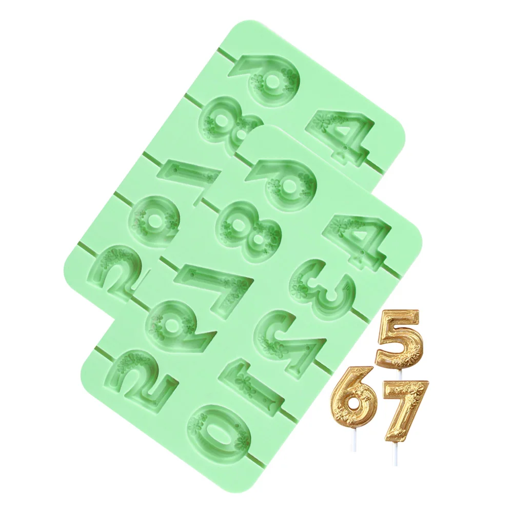 Number Letter Silicone Mould 0-9 Mould Candy Chocolate soap Mold Non-Stick Kitchen Cake Decorating Tool Kitchen Accessories
Number Letter Silicone Mould 0-9 Mould Candy Chocolate soap Mold Non-Stick Kitchen Cake Decorating Tool Kitchen Accessories