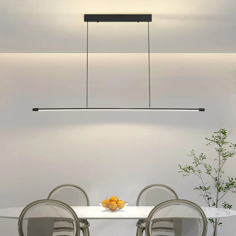 Nordic Long Strip Led Pendant Lights Aluminium Simple Dimmable for Living Dining Table Room Kitchen Island Hanging Light Fixture
Nordic Long Strip Led Pendant Lights Aluminium Simple Dimmable for Living Dining Table Room Kitchen Island Hanging Light Fixture